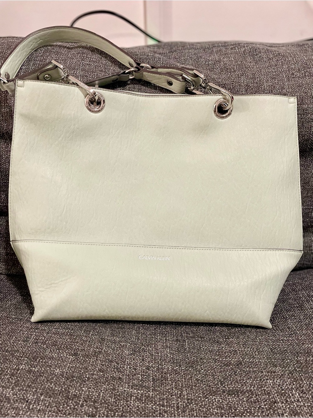 Calvin Klein Sonoma Mint Coloured Crossbody or Shoulder Large Tote Bag